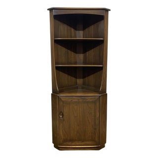 English Elm Corner Cabinet from Ercol, 1970s For Sale