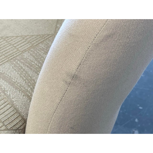 Targa Swivel Chairs by Bassett Furniture, a Pair, Postmodern, in the Style of Vladimir Kagan, Late 20th Century For Sale - Image 9 of 12