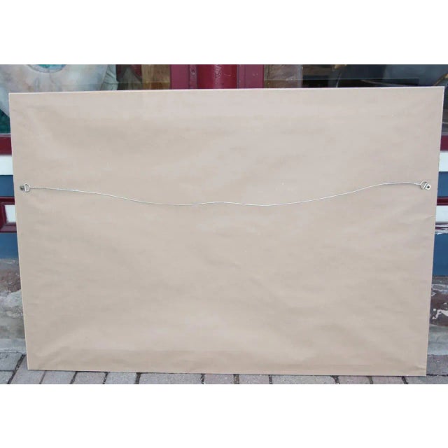 Textile Abstract on Canvas Painting For Sale - Image 7 of 8