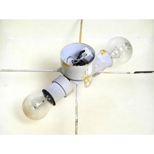 Mid-Century Modern Square Fiberglass Ceiling or Wall Lamp, 1950s For Sale - Image 15 of 18