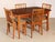 Mid-Century Extendable Walnut Dining Table and Chairs from Vanson, 1950s, Set of 5 For Sale - Image 18 of 18