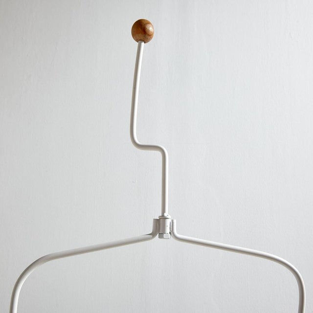 ‘Häpen’ steel wire valet stand, designed by Ehlén Johansson and produced by IKEA in the 1980s. with small surface...