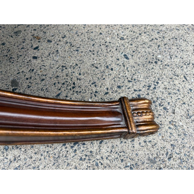 Vintage Ethan Allen Hollywood Regency Inspired Benches/Pair For Sale In Philadelphia - Image 6 of 10