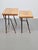 Wood Brutalist Cast Iron and Oak Nesting Tables, 1970s, Set of 2 For Sale - Image 7 of 16