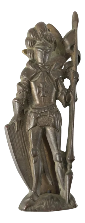 Bronze Medieval Gothic Knight Door Knocker