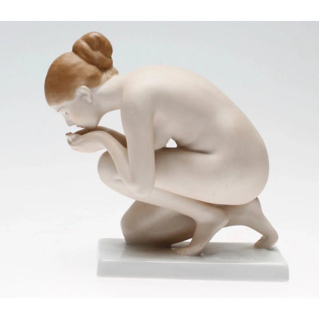 Girl Drinking Water Figure from Rosenthal For Sale - Image 3 of 7