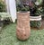 Vintage Carved Coconut Palm Tall Urn Pot For Sale - Image 9 of 9