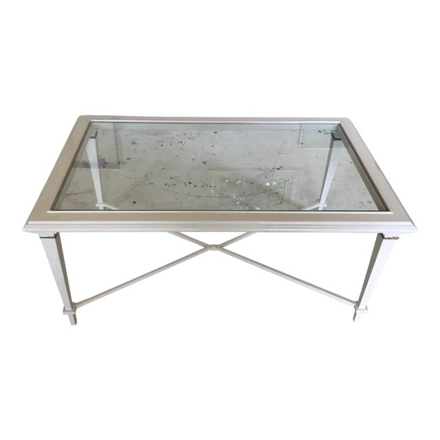 Neoclassical Style Coffee Table by Scully & Scully For Sale