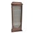 Antique Oak Tabletop Curio Cabinet With Glass Shelves For Sale
