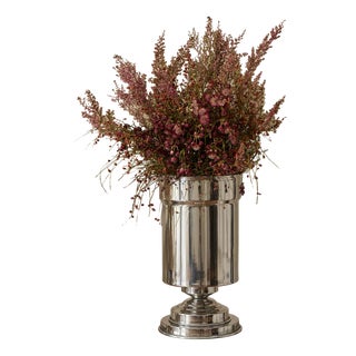 Amphora Mini Vase in Polished Aluminum by Caspal For Sale
