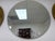 Glass 1960s Italian Modern Mirror With Bullseye Design For Sale - Image 7 of 9