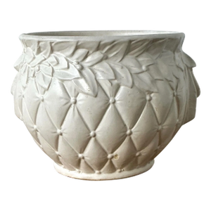 Vintage Boho McCoy Laurel Leaf Cache Pot