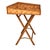 Vintage Bamboo and Woven Rattan Folding Butler Tray Stand, Coastal Campaign For Sale In Oklahoma City - Image 6 of 13