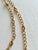 Napier Vintage 1970s Napier Gold Tone Brushed Station Chain Necklace For Sale - Image 4 of 12
