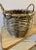 Vintage Large Woven Harvest Basket For Sale - Image 9 of 11