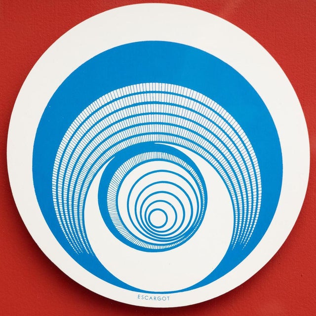 Marcel Duchamp, Escargot Rotorelief Konig Series 133, 1987, Rotorelief For Sale - Image 8 of 13