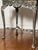 Gray 19th Century French Louis XV Style Paint Decorated Table in a Distressed Finish For Sale - Image 8 of 15