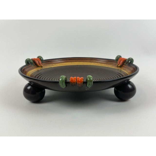 Vintage Hand Painted Ceramic Bowl, 1970s For Sale - Image 13 of 13