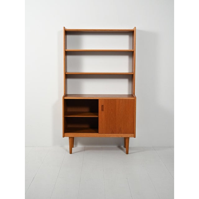 Scandinavian Teak Bookcase, 1960s For Sale - Image 4 of 12
