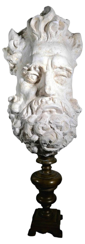19th Century Grand Sculpture of Zeus, 1880s
