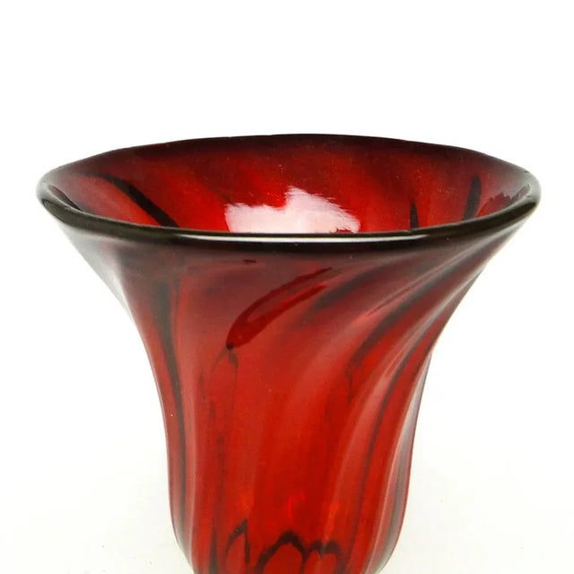 Vase by J. Słuczan-Orkusz for Cracow Institute for Glassworks, Poland, 1970s For Sale - Image 6 of 11