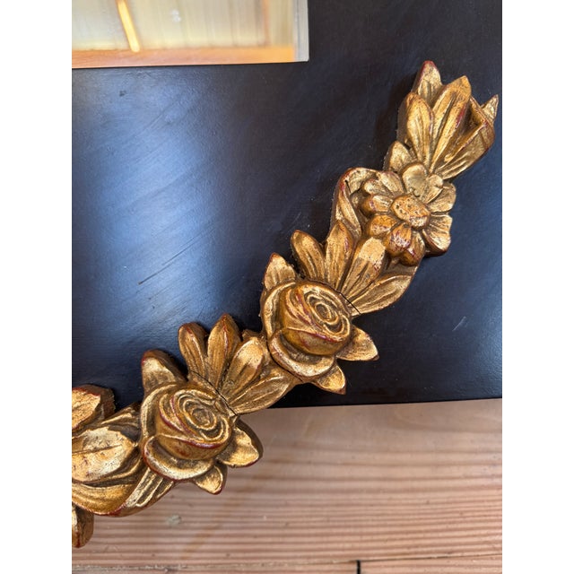 Italian LaBarge Gilt Swag Mirror For Sale In Philadelphia - Image 6 of 17