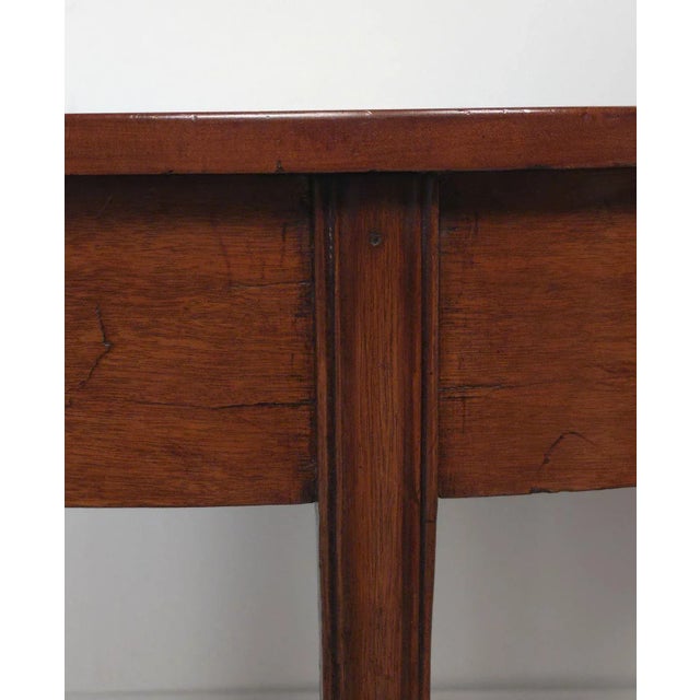 Georgian Demilune Table, England Circa 1800 For Sale - Image 9 of 10