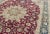Layered Floral Medallion Antique Persian Mashad Rug in Red, Blue and Cream For Sale - Image 10 of 13