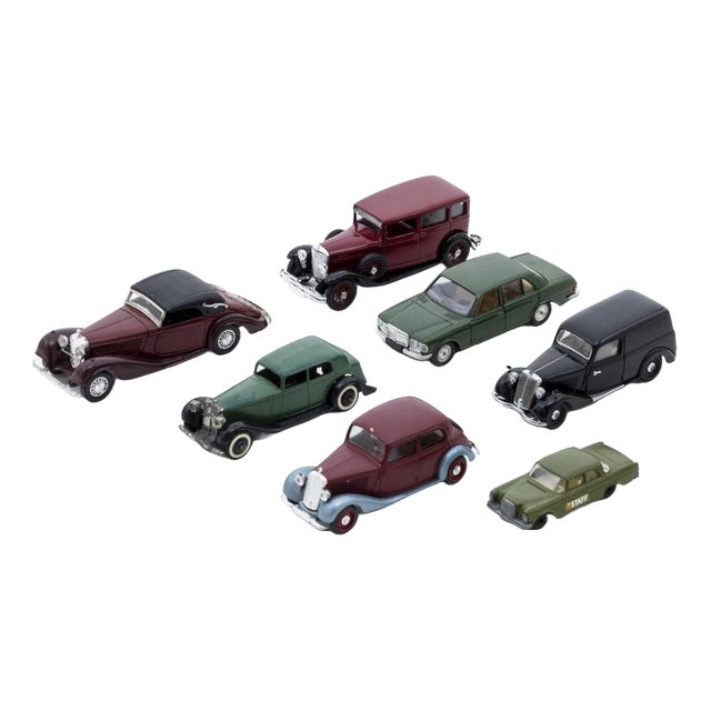 Miniature Mercedes-Benz Cars, Set of 7 For Sale