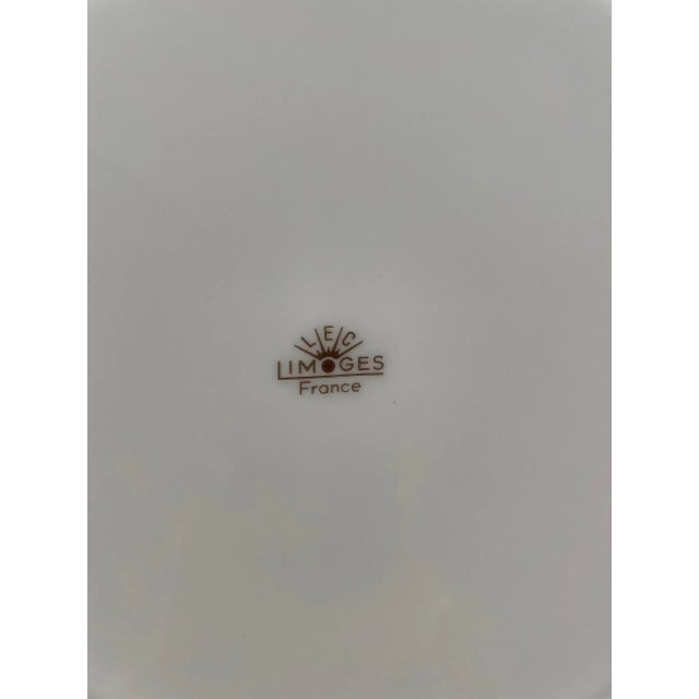 1940s-50s French Limoges Fish Plates - Set of Five For Sale - Image 14 of 17