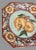 Italian Late 20th Century Italian Majolica Hand Painted Floral Good Luck Pomegranate Platter Wall Hanging For Sale - Image 3 of 10