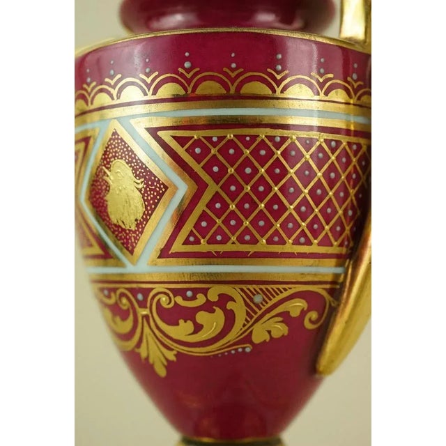 Empire Style Porcelain Vase with Mythological Scene by F. Koller for the Imperial Manufactory in Vienna, Austria, Late 1700s For Sale - Image 17 of 18