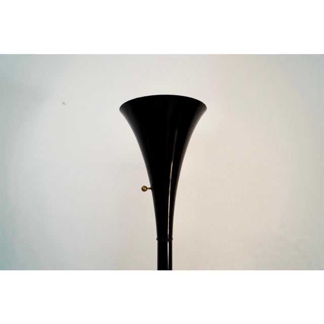 1970s 1970’s Mid-Century Modern Sculptural Trumpet Tulip Floor Lamp For Sale - Image 5 of 9