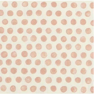 Lisa Fine Tika in Blush Linen Fabric- 4 Yards For Sale