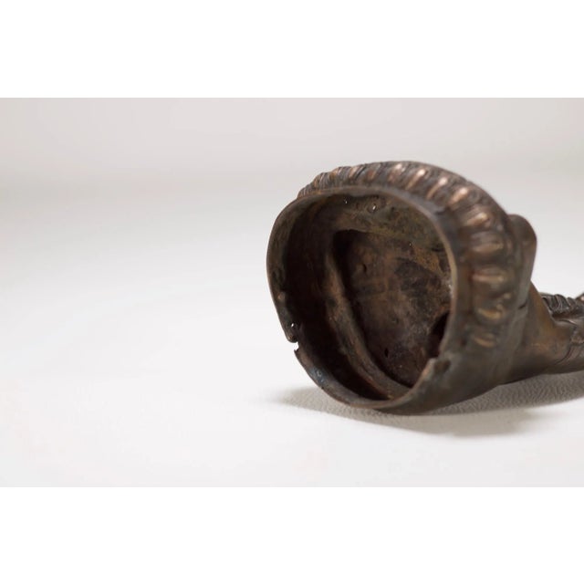 Copper Alloy Moine Upagupta Statuette, 1900 For Sale - Image 6 of 8