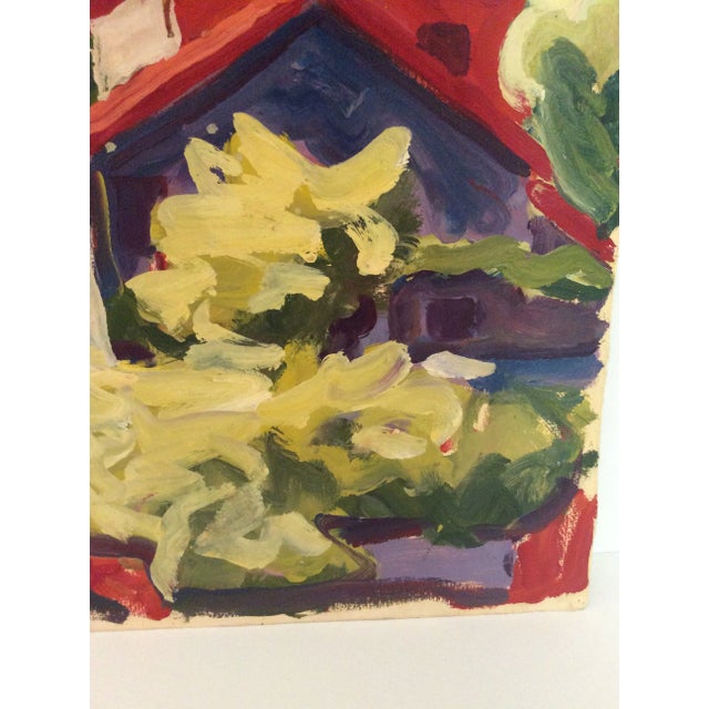 1960s Richard Snyder Modern Abstract Oil Paintings - Set of 2 For Sale In Las Vegas - Image 6 of 11