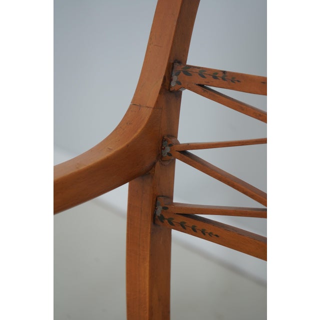 Adams Triple Back Painted Decorated Settee For Sale - Image 10 of 18