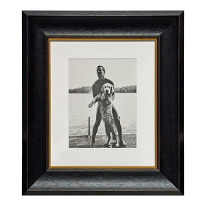 Ted and Rowdy, a Framed Photograph by Bruce Weber