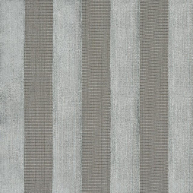 SAMPLE - Schumacher Cunard Strie Velvet Fabric In Ice For Sale