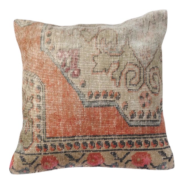 Distressed Turkish Pillow Cover For Sale