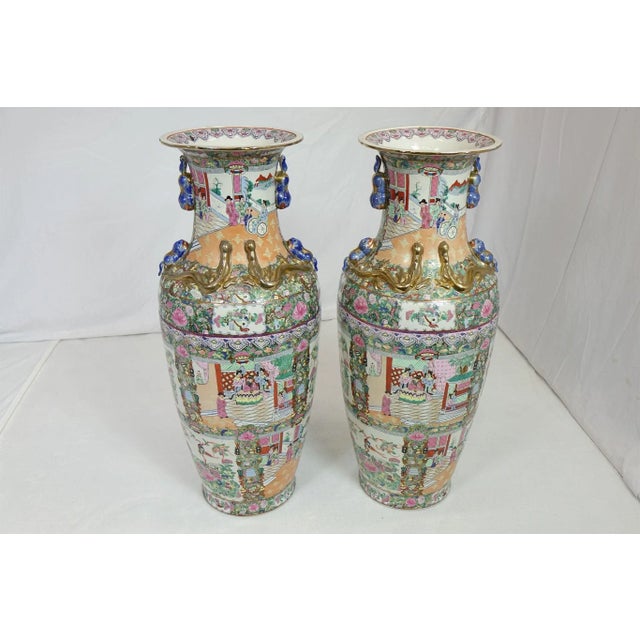 Late 19th Century Famille Rose Chinese Vase - A Pair For Sale - Image 13 of 13
