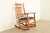 Late 20th Century Stickley Harvey Ellis Collection Mission Inlaid Oak Arts & Crafts Rocking Chair For Sale - Image 5 of 14