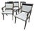 1950s Kittinger Set of 8 Ebonized & Gilt Neoclassical Dining Chairs For Sale