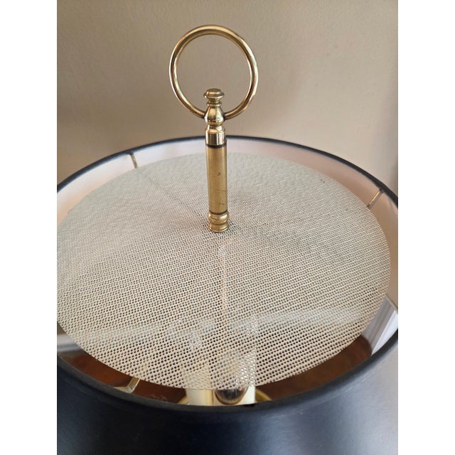 Late 20th Century Vintage Frederick Cooper Bouillotte Candlestick Lamp For Sale - Image 5 of 14