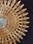 Wood 20th Century Sunburst Carved Golden Mirror For Sale - Image 7 of 7