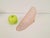 Pink Vintage Triangular Conical Wall Sconces in Pink Frosted Glass from Lumal-It, 1990s, Set of 2 For Sale - Image 8 of 9