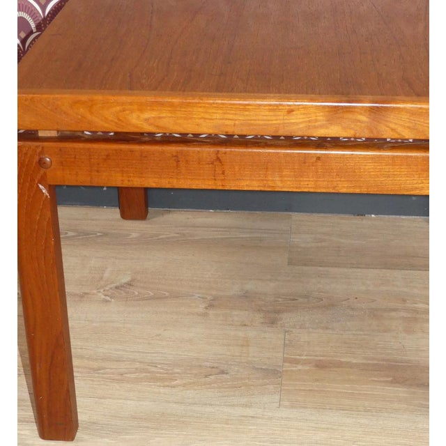 Brown Danish Teak Coffee Table, 1960s For Sale - Image 8 of 14