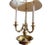 Mid 20th Century Pair of Neoclassical Style Brass Bouillotte Lamps For Sale - Image 5 of 7