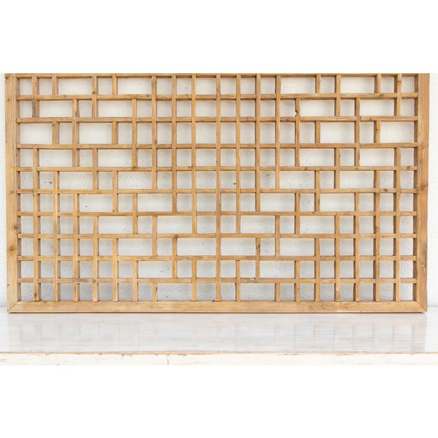 Large Lattice Diamond Design Window Panel For Sale - Image 4 of 8
