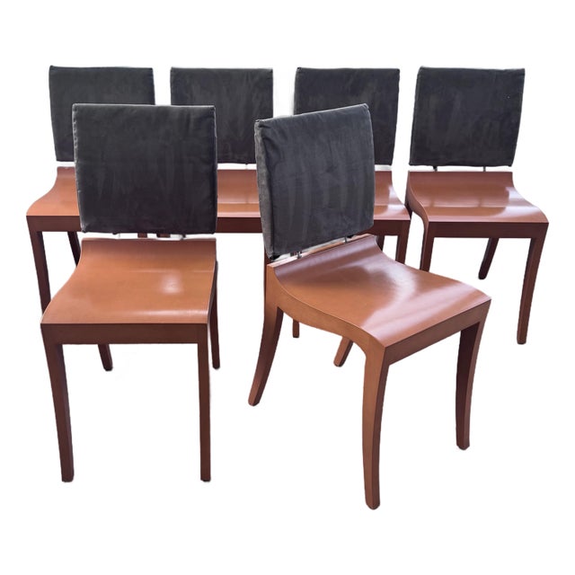 Attributed to Ligne Roset "Finn" Dining Chairs, 1990s, Set of 6 For Sale